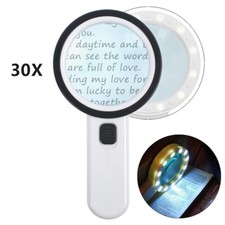 30x fach led lupe leselupe - 30x,