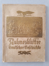 Deutsche Geschichte Sammelalbum Zigarettenbilder Sammelbilder, original d. Zeit