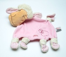 SIGIKID Schaf Lamm rosa weiß 49450 Schmusetuch