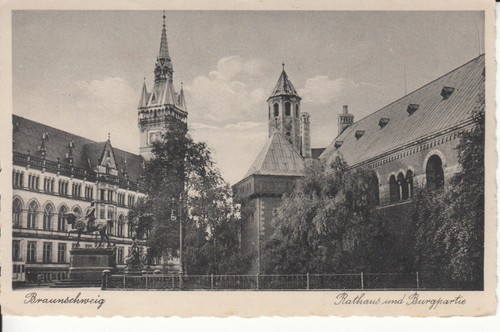 19207 braunschweig rathaus - ak,