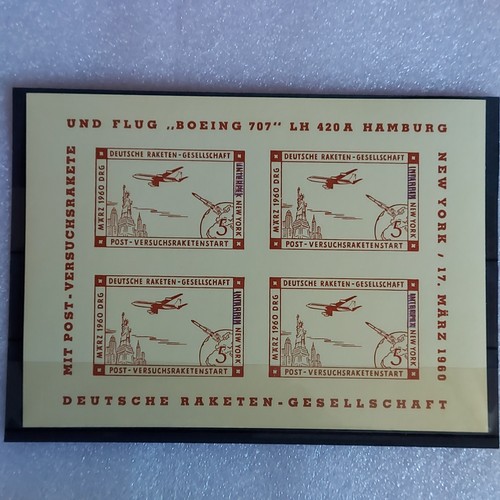 Brd 1960 vignettenblock - 1960,,