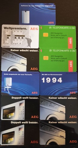 Aeg telefonkarten konvolut - aeg, telefonkarten-konvolut