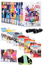 Wii SPIELE - MUSIK I GESANG I KARAOKE I TANZ - JUST DANCE / WE SING  / ZUMBA