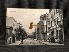 alte AK Graudenz Festungsstraße/ Westpreußen gel. 1915 Feldpost