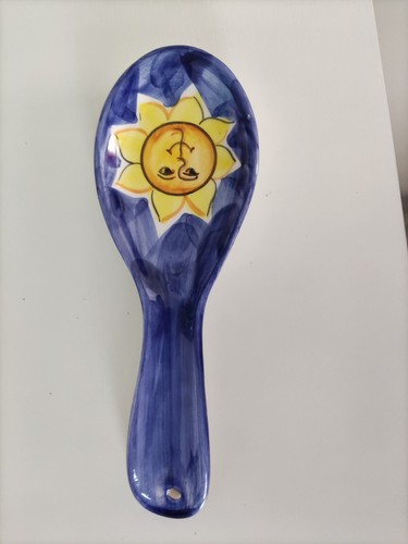 Handbemalter keramik löffel - keramik,