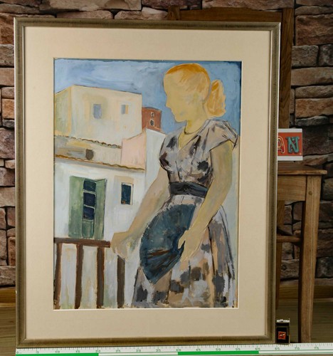 Gouache gemälde akademisch - gouache,