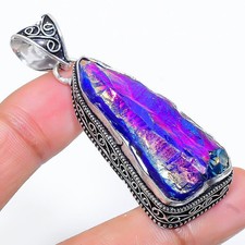 Titan Aura Druzy Edelstein 925