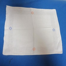 🌷alt🌷TUCH mit Stickerei