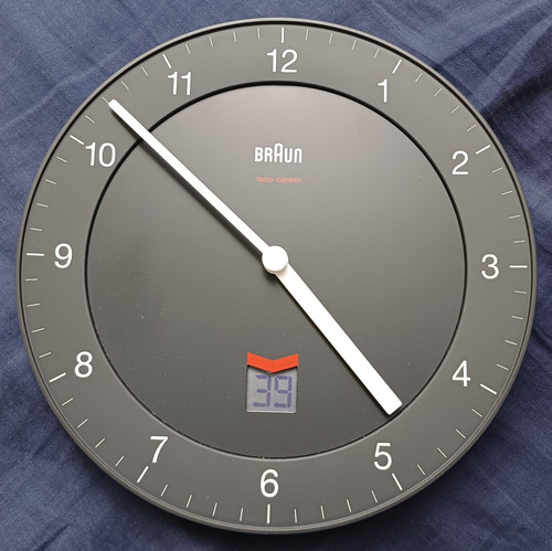 Braun 3835 funk wanduhr rund - braun, funk-wanduhr