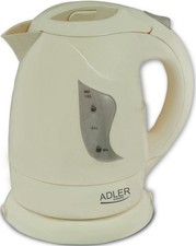 Adler Wasserkocher weiß 1,0 L Adler AD08w beige - minimal gebraucht #2431
