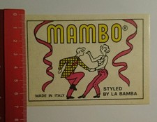 Aufkleber/Sticker: Mambo