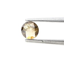 Lose Kostüm Natürlicher Diamant 0.43TCW Brown Funkelnde Rund Rose Cut Für Gift