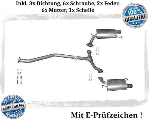 Auspuffanlage für mazda - mazda, 6