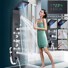 Edelstahl LED Regendusche