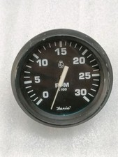 FARIA BOAT 3000 HEAVY-DUTY BLACK 4" TACHOMETER TA (3000 U/min) EURO BLACK DIESEL