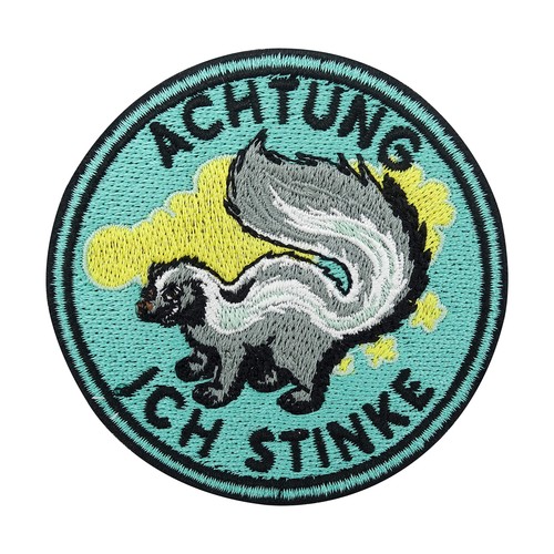 Lustiger stinktier patch - lustiger,