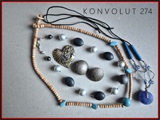 Schmuck Konvolut, 3 Ketten, 1