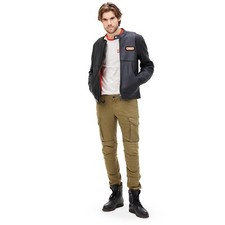 Original Yamaha Motorrad Sports Heritage Herren Jacke Motorradjacke Lederjacke