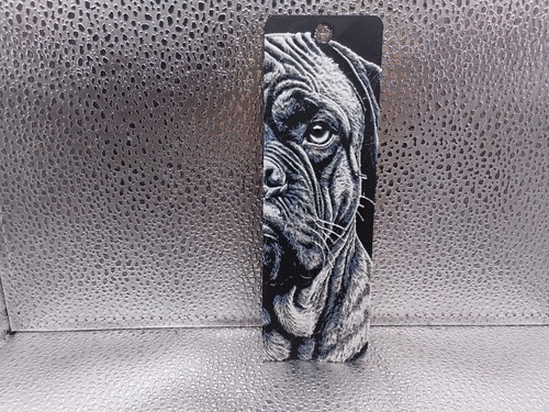 Lesezeichen hund bullmastiff - lesezeichen,