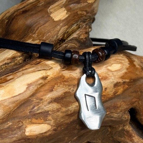 Leather necklace men - 's, chain