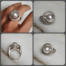 Echte südsee perlen - perlen, ring