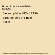 Human Project Special Edition