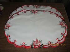 6 Platzdeckchen für Weihnachten