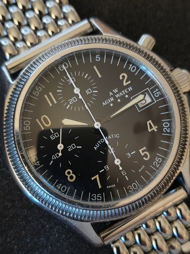 Agir uhr flieger chronograph - uhr,
