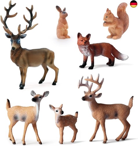 7stück waldtiere figuren - 7stück,