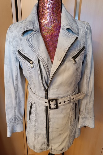 Echt lederjacke kurzmantel - echt, s