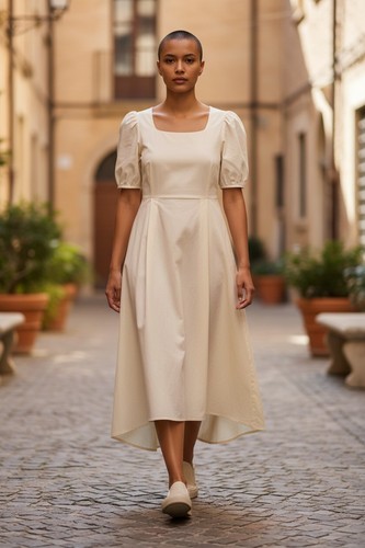 Heine damen kleid 36 - gr., sand