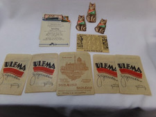 Alte Werbung-Zigarettentüten-Kalender Sparkasse-Hoffmanns Stärke -Speisekarte