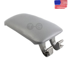 Gray Leather Armrest Center