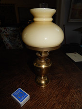 kleine alte Petroleumlampe Messing Kosmos Brenner