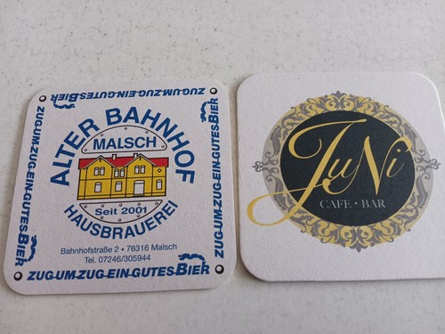 Brandneu rar bierdeckel - &, rar:
