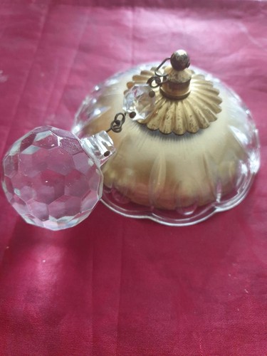 Lüsterschale mit glas - mit, behang