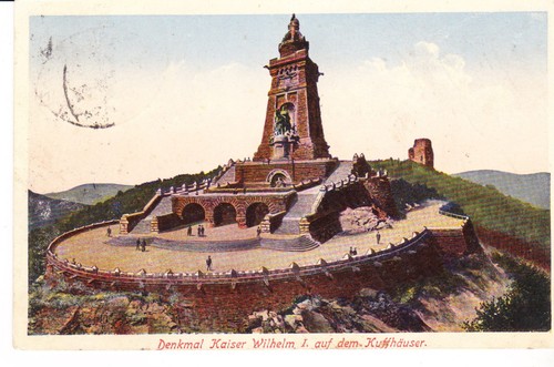Postcard monument kaiser - postcard,