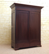 ANTIK! Kleiderschrank restauriert  Louis Philippe 1880 Eiche Zweitürer