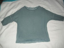Leichter Pullover v. Vanilia, Gr. 36, 3/4-Arm, grün