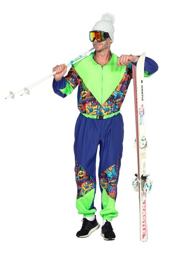 Retro ski anzug s 3xl - gr., s-3xl