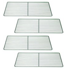 4 x EDELSTAHL ABLAGE KOMBIOFEN