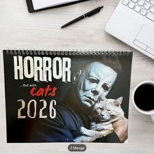 Funny Kalender Horror Katzen Michel Myers ES Chucky