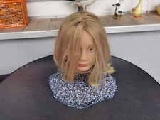 Frisierpuppe, Mädchen, 28cm, dunkelblond, schulterlanges Haar