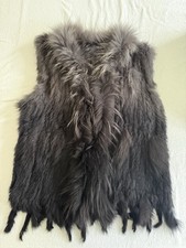 Echte Fellweste - dunkelgrau/