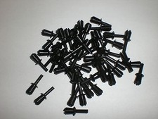 Spreiznieten Kunststoff schwarz 6mm - 50 Stück - NEU Industrieware
