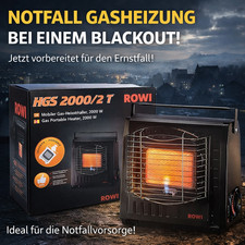 NEU ROWI HGS2000 Gasheizer