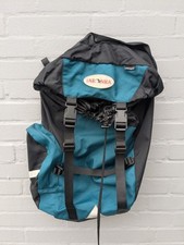 Vintage Tatonka Land Cruiser Tasche Fahrradtasche Gepäckträger Türkis 90s Retro