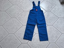 dünnere  blaue Kinderarbeitslatzhose 122/128