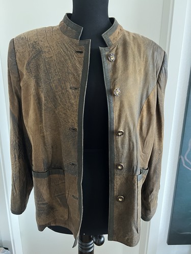 Trachtenlederjacke 42 - trachtenlederjacke,