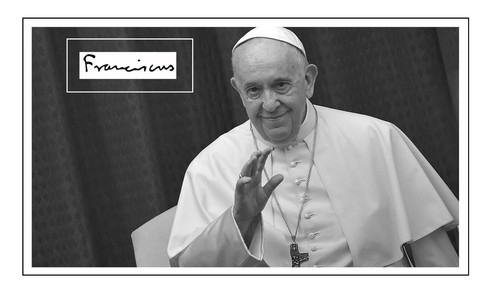 Papst franziskus autogramm - papst,